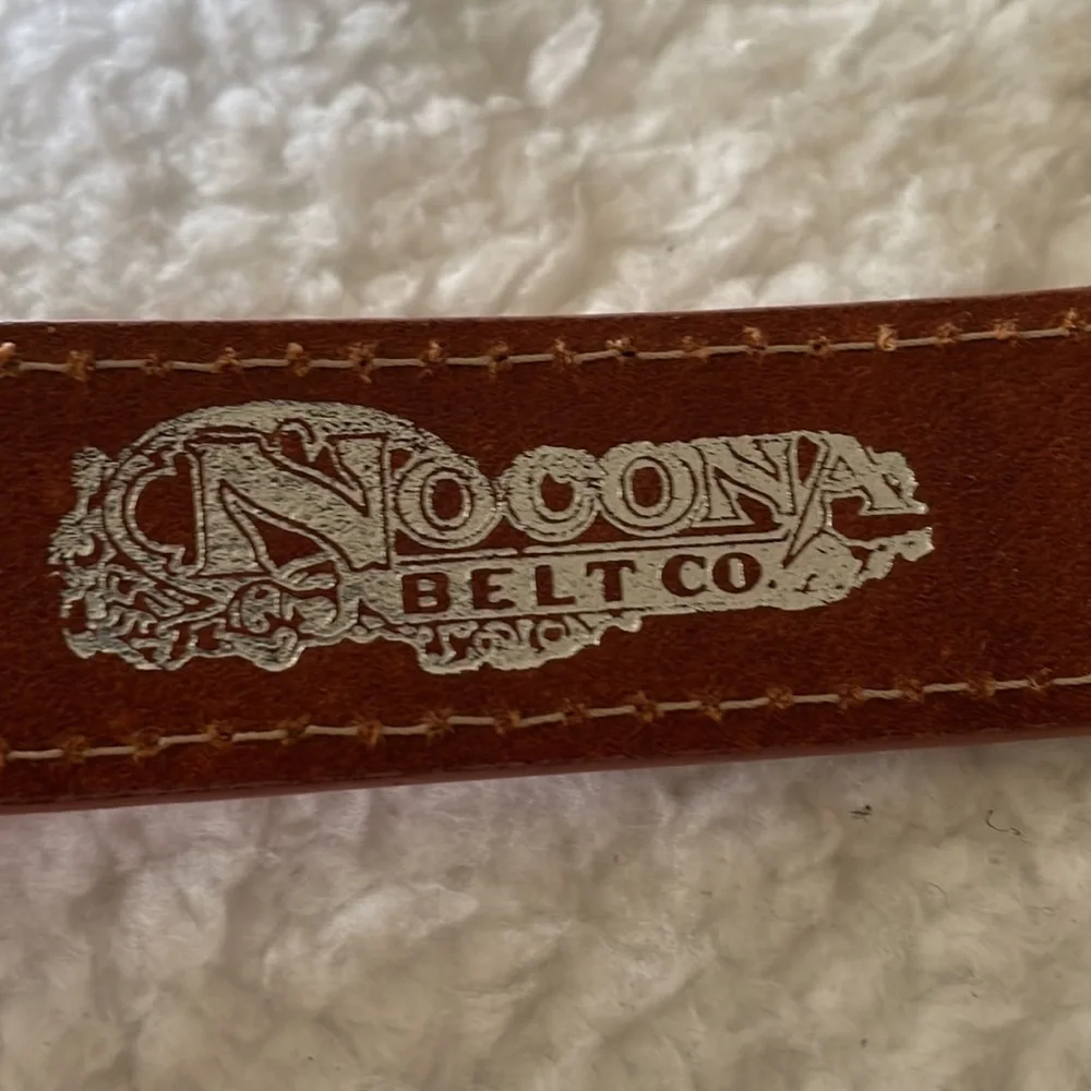 NOOONA Genuine Leather Western Belt NWOT Size 34